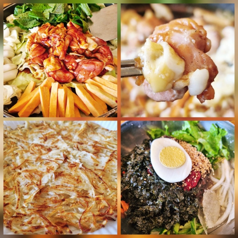 가평 닭갈비 자연닭갈비 남이섬 가족 식사하기 좋은 춘천 가까운 맛집 간장닭갈비 막국수