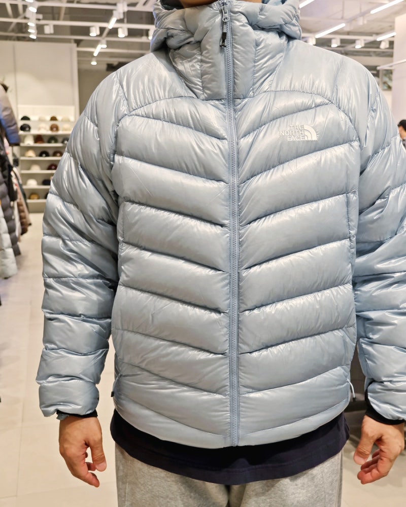남성 경량패딩 추천, 노스페이스 써밋 마테호른 다운 자켓 105(XL) 밀키블루 후기