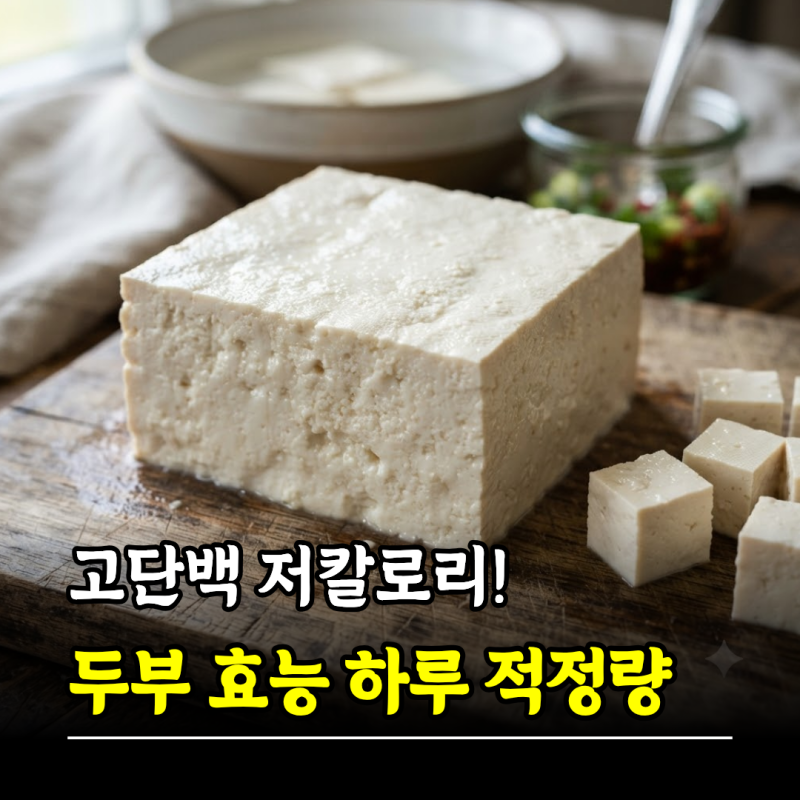고단백 저칼로리! 두부 효능 부작용 하루 적정량