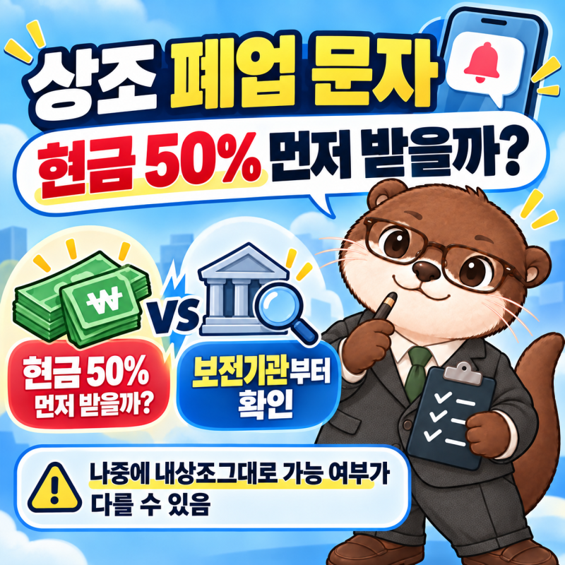 상조회사 폐업 피해보상, 현금 50%부터 받을까? ‘내상조그대로’는 나중에도 가능할까