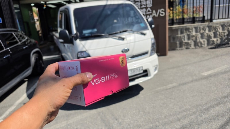 부산 영도구 봉래동 봉고3 블랙박스 교체｜고장 난 제품 제거 후 뷰게라 VG-811 2채널 설치
