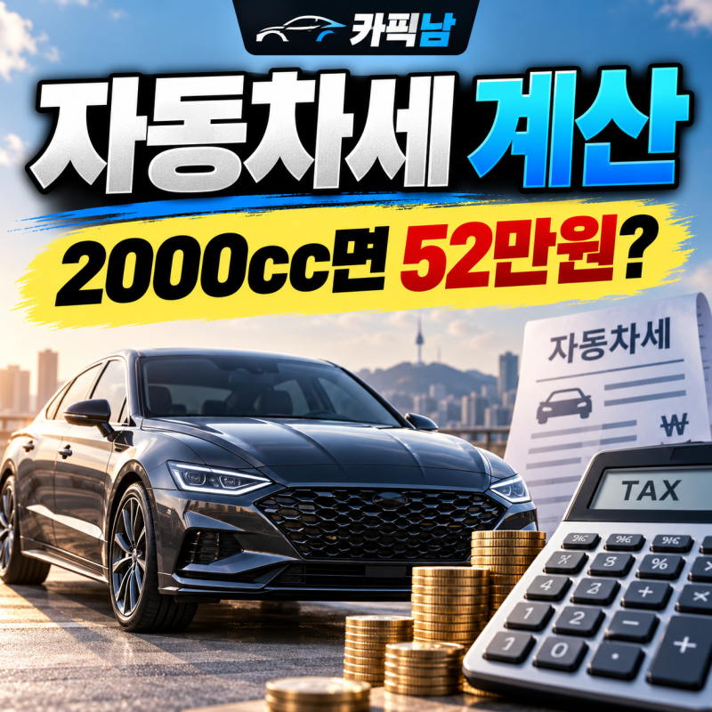 자동차세 계산, 배기량만 곱하면 끝? 30%가 더 붙습니다