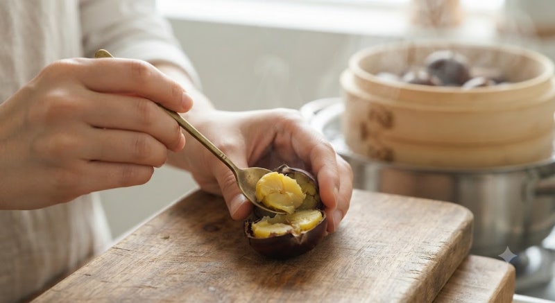 밤 삶는 방법, 그냥 삶지 마세요! 껍질 잘 벗겨지는 비법까지
