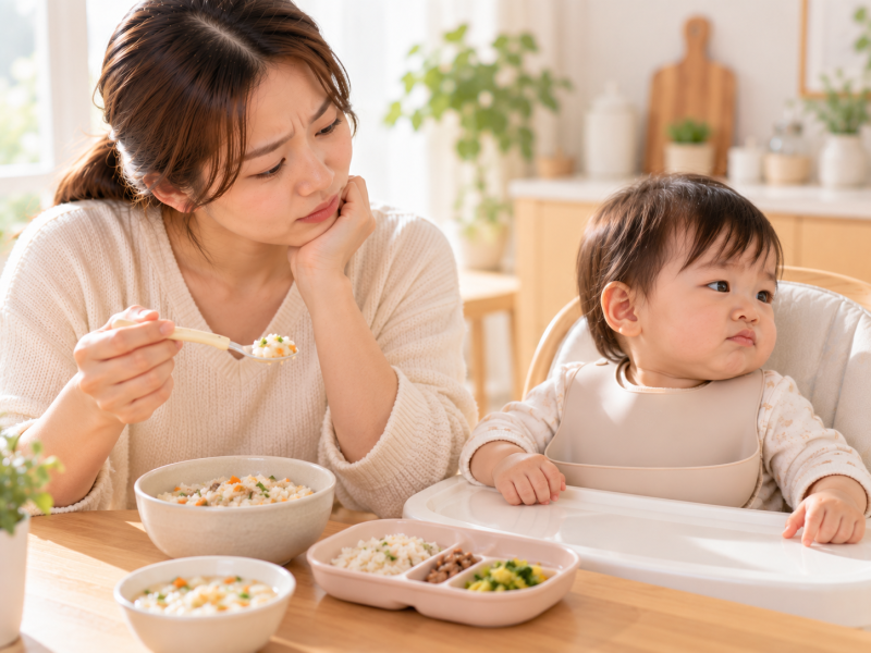 11개월 아기 이유식 질감, 죽도 유아식도 거부해요｜어떻게 먹여야 할까요?