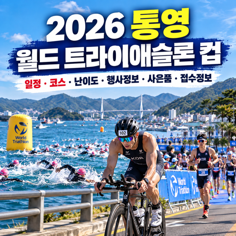 2026 통영 월드 트라이애슬론 컵 총정리｜일정부터 코스까지 한눈에