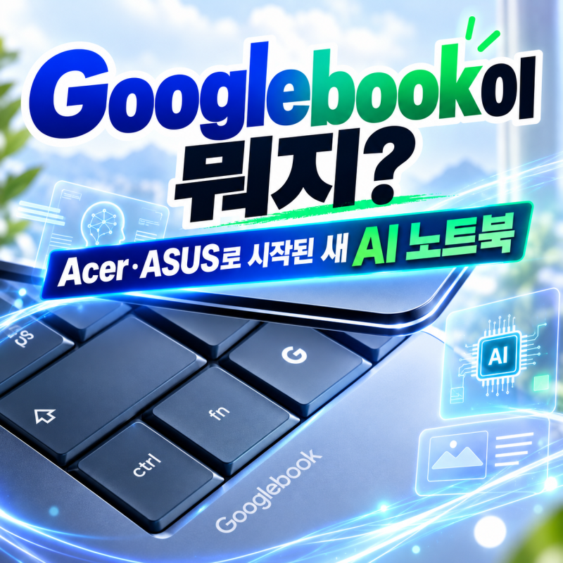 구글북이 뭐지?｜크롬과 차이·안드로이드 연동·제미나 AI 총정리