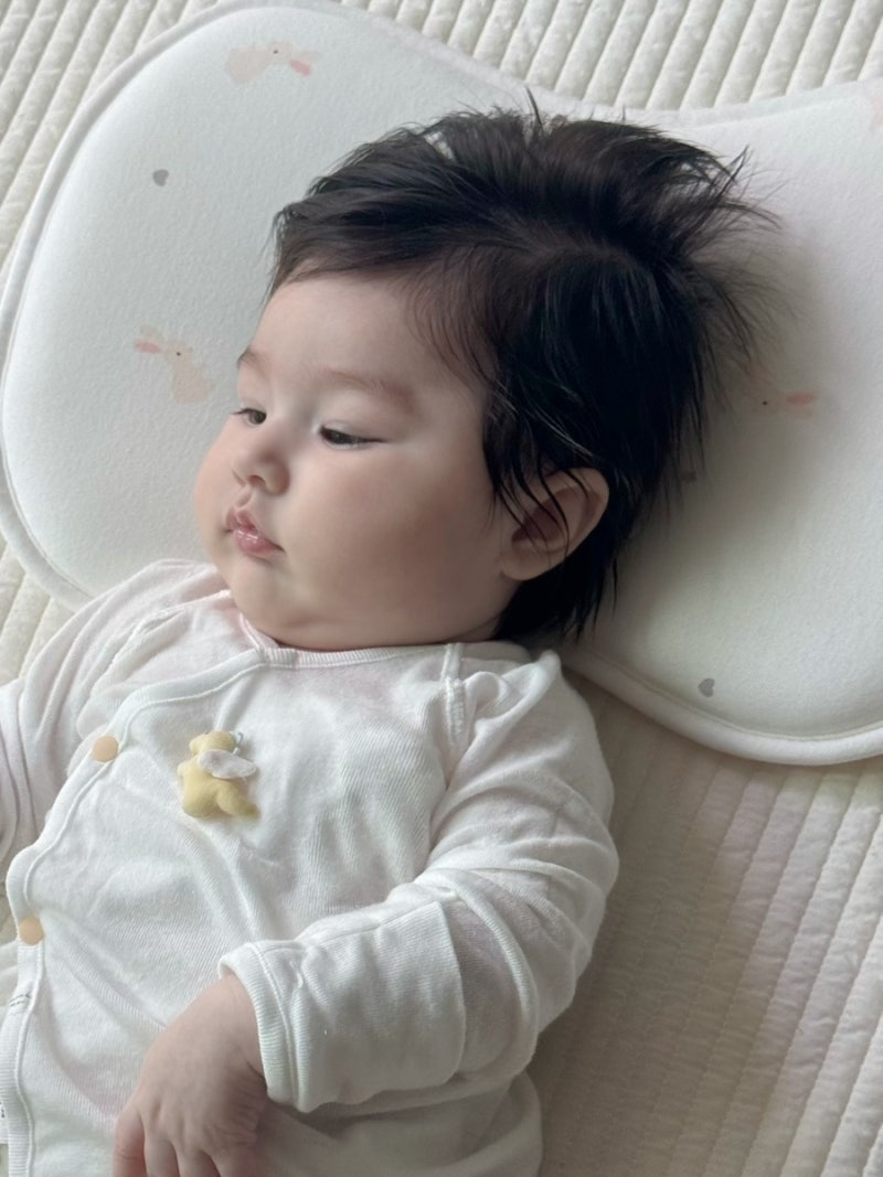 아기베개 고를 때 이것부터 봤어요｜벨몽 투에어홀 순면매쉬 짱구베개