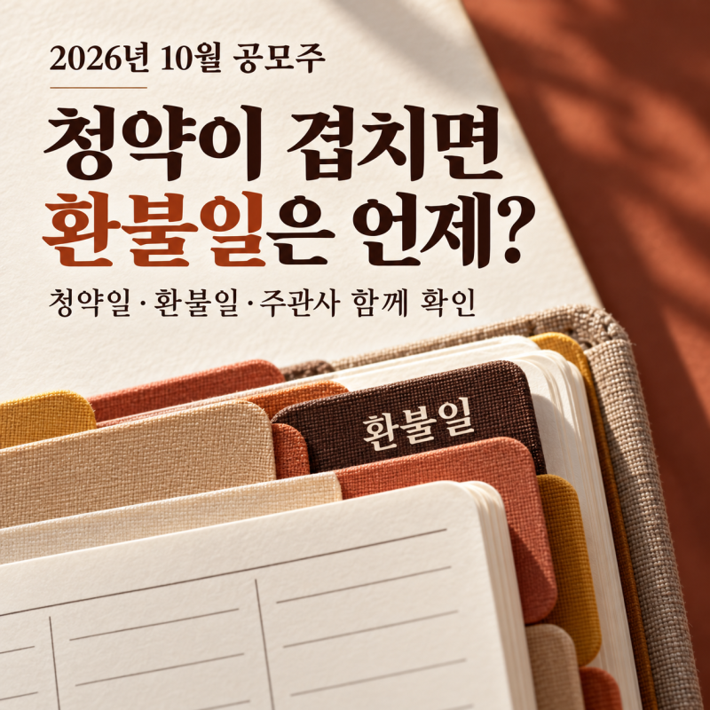 2026년 10월 공모주 청약 일정｜멜콘·엘리스그룹 등 청약일·환불일·주관사 정리