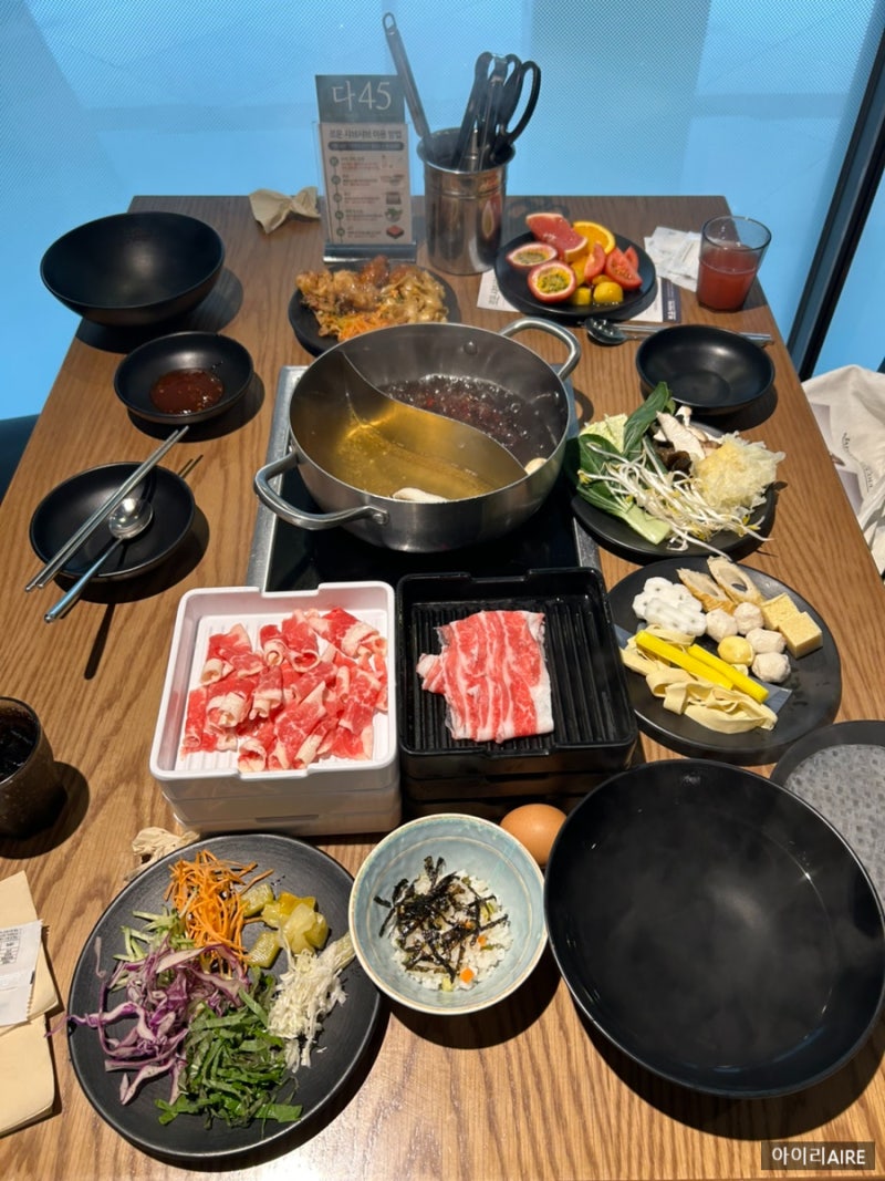 잠실샤브샤브 맛집 가을 신메뉴 로운샤브샤브 NC백화점 송파점 방문 후기