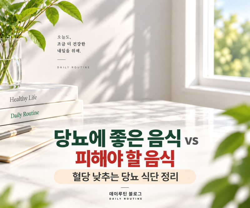 당뇨에 좋은 음식 vs 피해야 할 음식 / 혈당 낮추는 당뇨 식단 정리