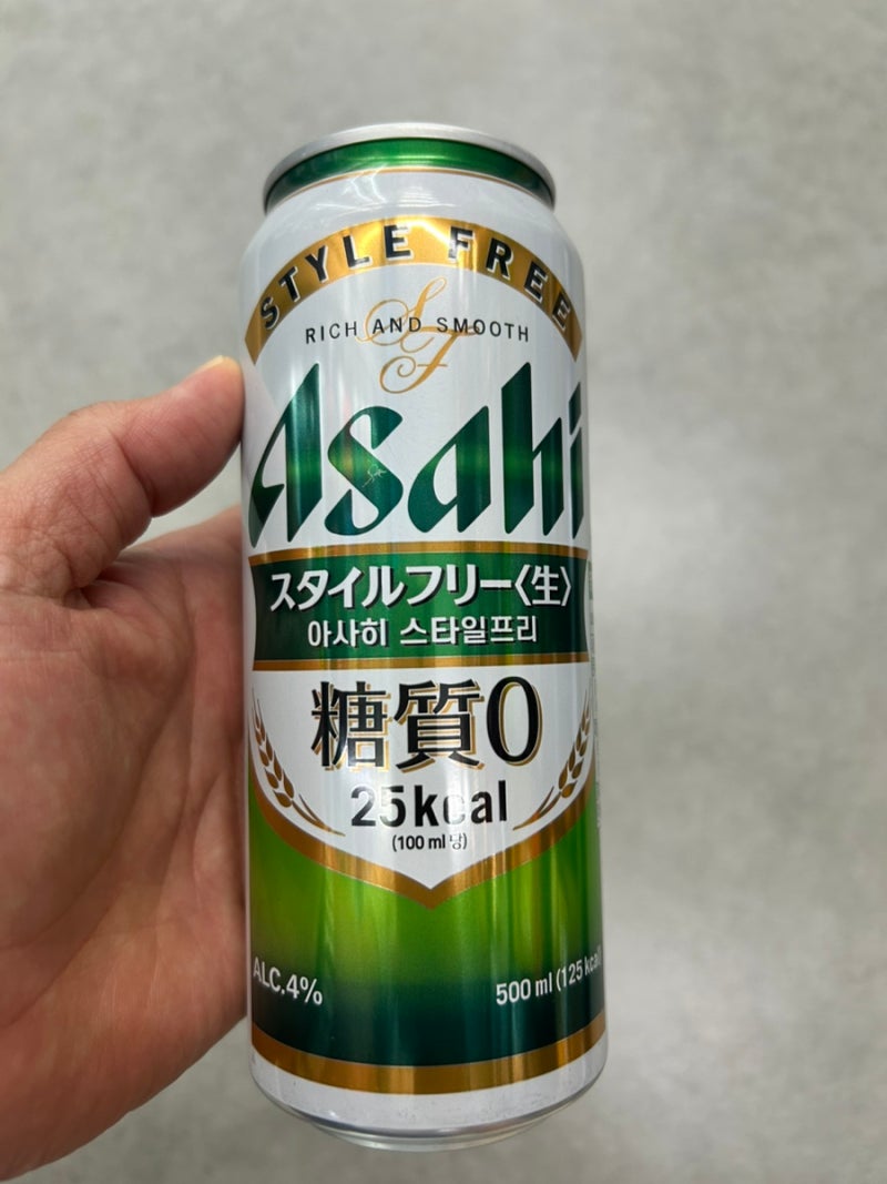 아사히 스타일 프리 - 살찔 걱정 없이 즐기는 맥주? 칼로리와 당질 부담을 줄인 일본 맥주