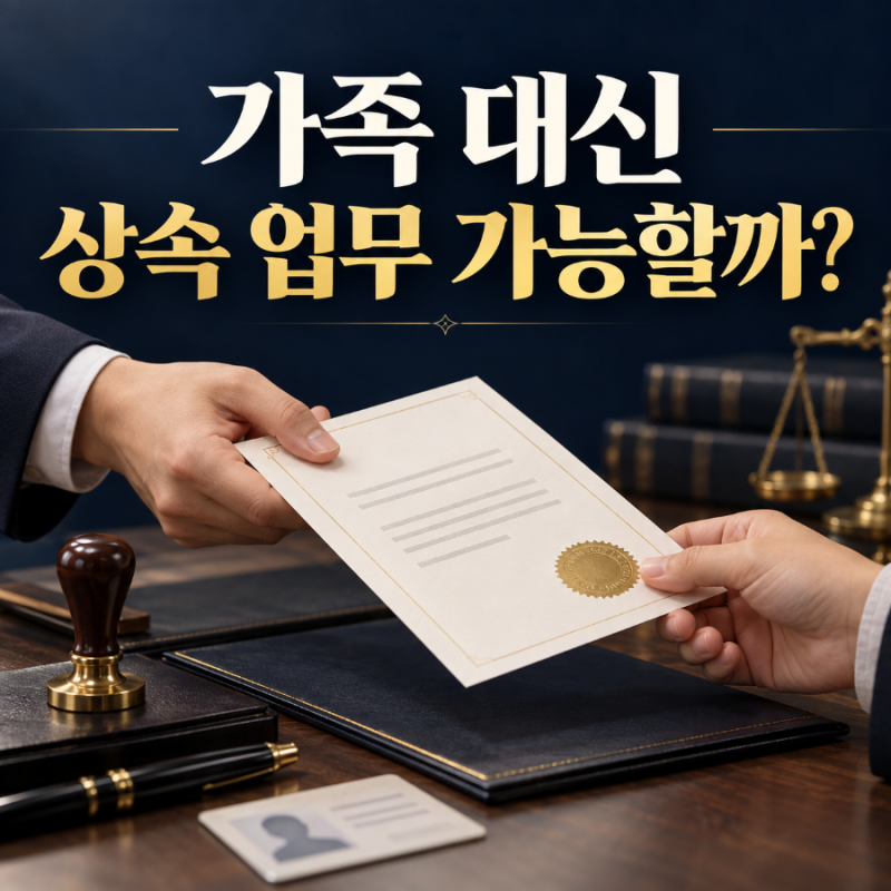 가족 대신 상속 업무 처리할 수 있을까?｜위임장·필요서류 총정리