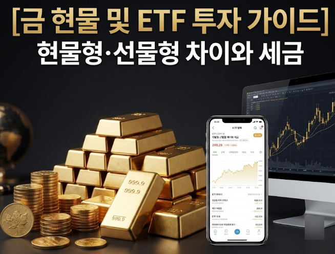[안전자산] 금 값 상승세! 초보자도 쉽게 하는 금 현물 및 ETF 투자 가이드