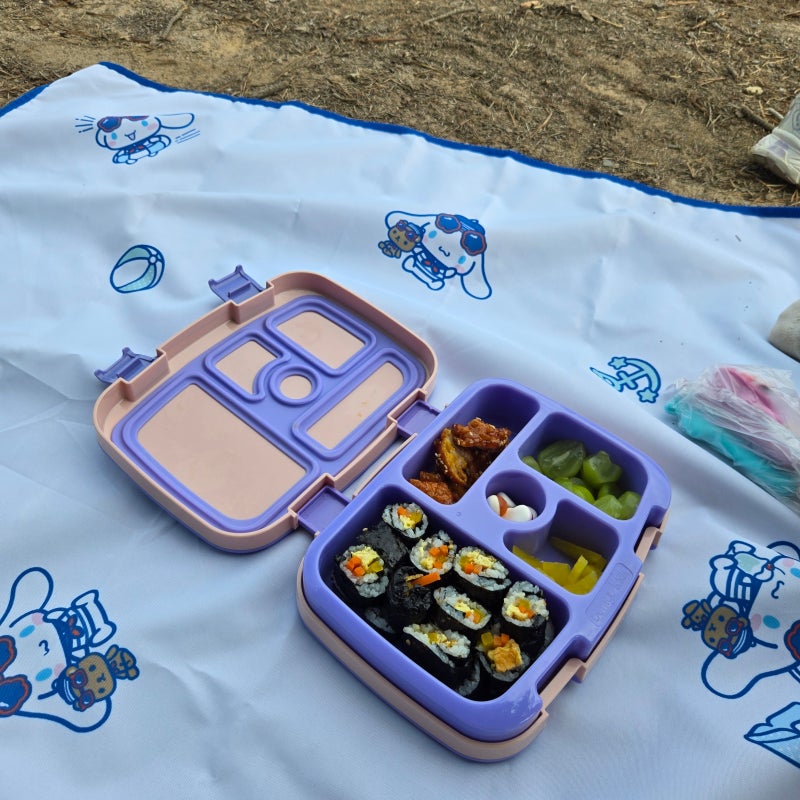 유치원 소풍도시락 벤트고 어린이도시락통, 6세 아이 실제 사용 후기