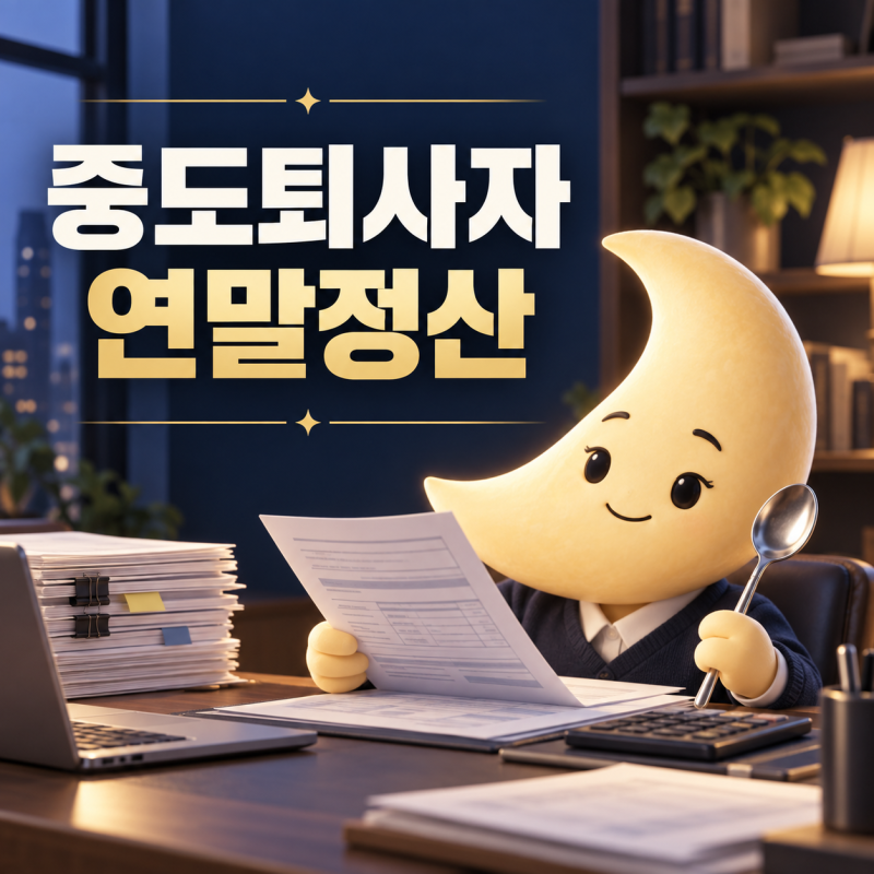 중도퇴사자 연말정산｜전 직장 연락 없이 원천징수영수증 확인하고 5월 신고하는 법