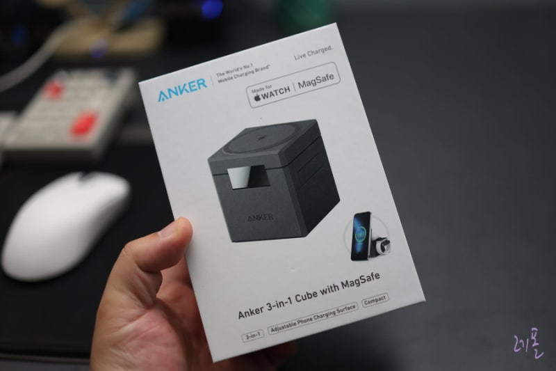 애플 MFM 인증 ANKER 3in1 큐브 맥세이프 무선충전 거치대 구입후기- 알리익스프레스 상품 추천