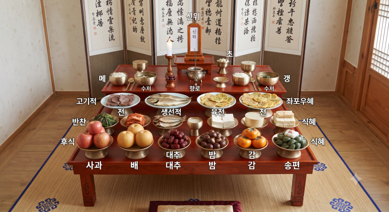 완벽한 추석 차례상 가이드
