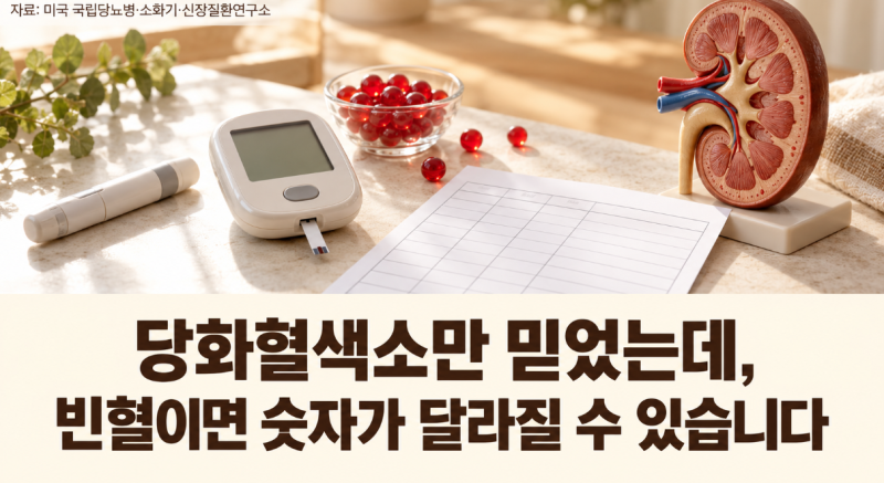 “당화혈색소 몇이면 당뇨일까?” 당화혈색소 정상수치 검사방법, 낮추는 방법