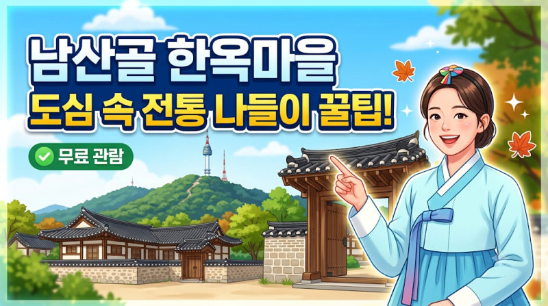 [서울 도심 속 전통 여행: 남산골 한옥마을 관람 정보부터 주차·행사 꿀팁 총정리]