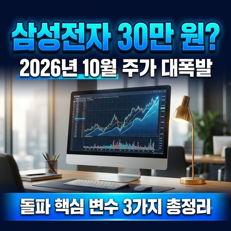 2026년 10월 삼성전자 주가 전망과 30만원 돌파 핵심 변수 총정리