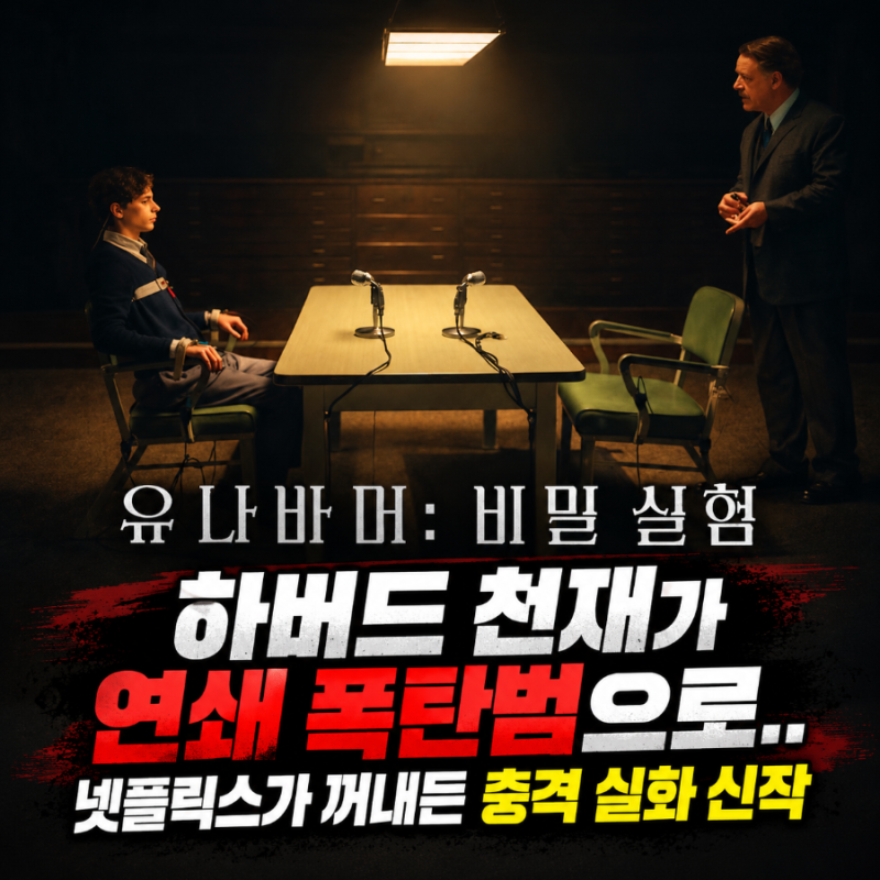 16살 하버드 천재가 유나바머로… 넷플릭스가 꺼내든 문제의 실화