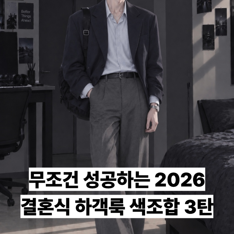 2026년 베스트 남자 코디 색 조합 | 성공적인 결혼식 하객룩 코디 색 조합 3탄!