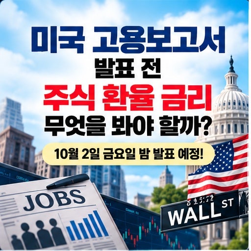 미국 고용보고서 발표 전 주식 환율 금리 무엇을 봐야 할까