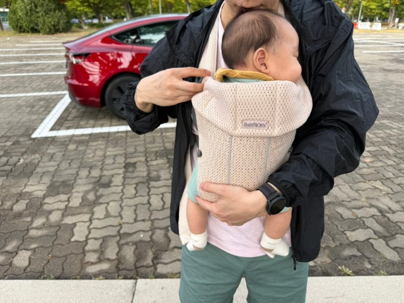 베이비뵨 아기띠 후기｜저는 손이 안 갔는데 남편은 이것만 찾았어요