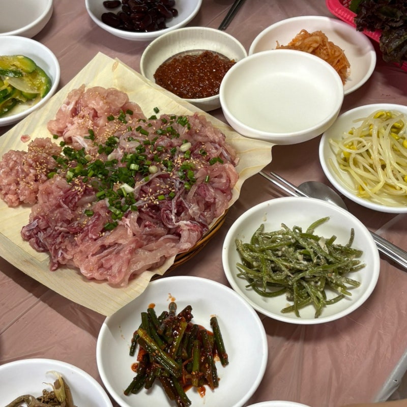 부산 오륜대 향어회 오리백숙 오리불고기 맛집 10년 단골 차씨집