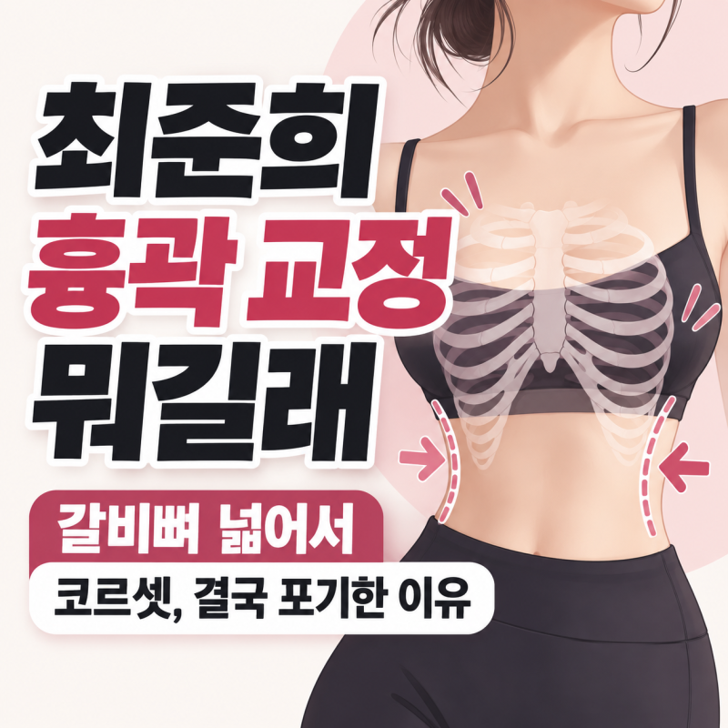 최준희 흉곽 교정 뭐길래｜“갈비뼈 넓어서 코르셋 착용” 결국 포기한 이유