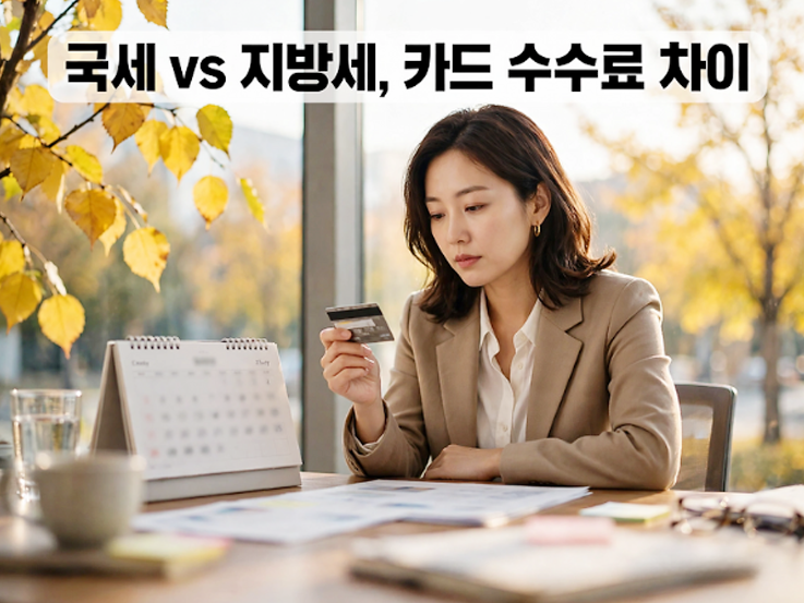 세금 카드로 내면 수수료 얼마? 국세 카드납부와 지방세 차이