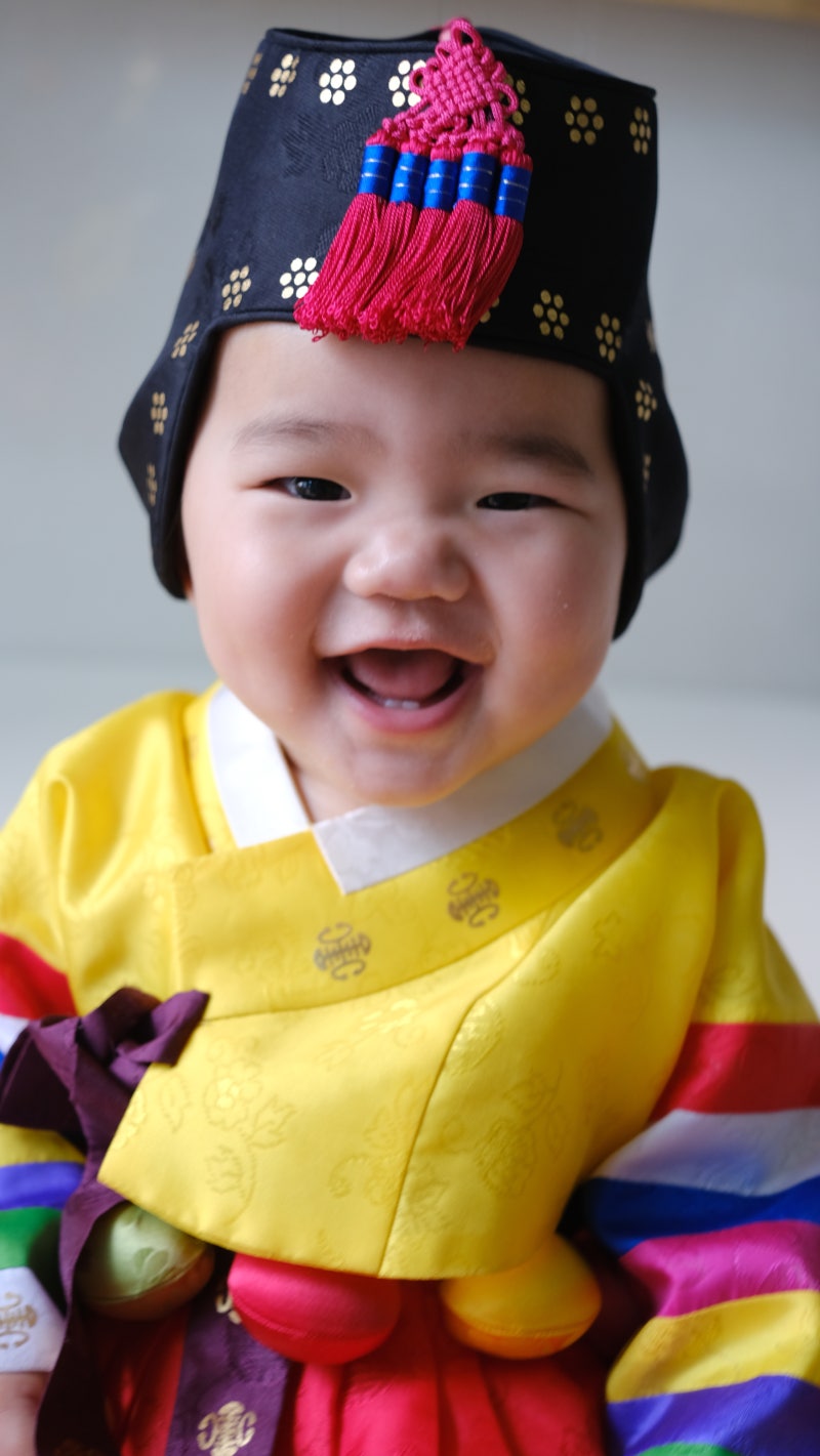 아기 돌스냅 한복 대여｜드레한복 색동저고리 내돈내산 후기