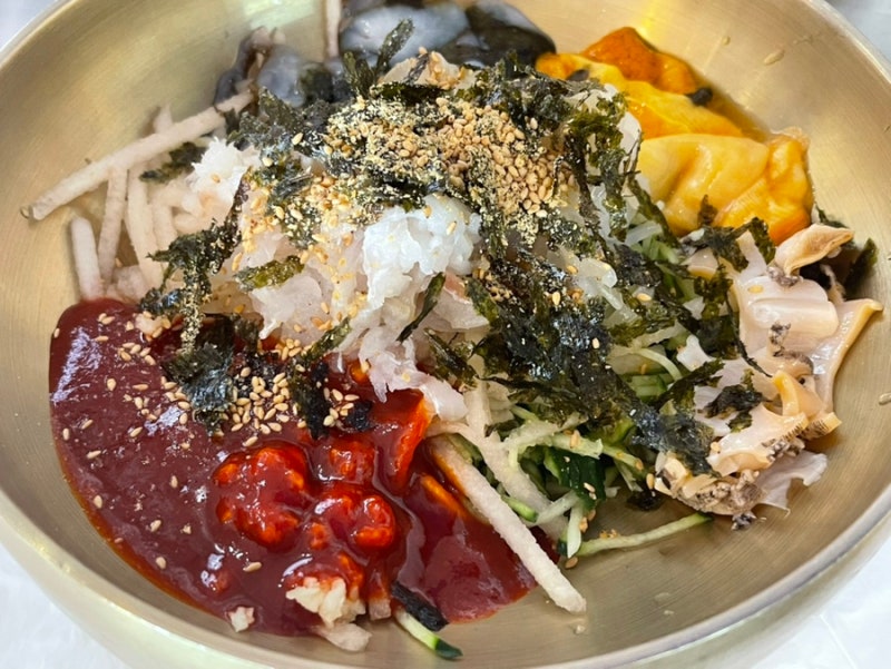 포항 영일대 맛집 퐝물회 현지인들 즐겨찾는 두호동 횟집 점심 추천