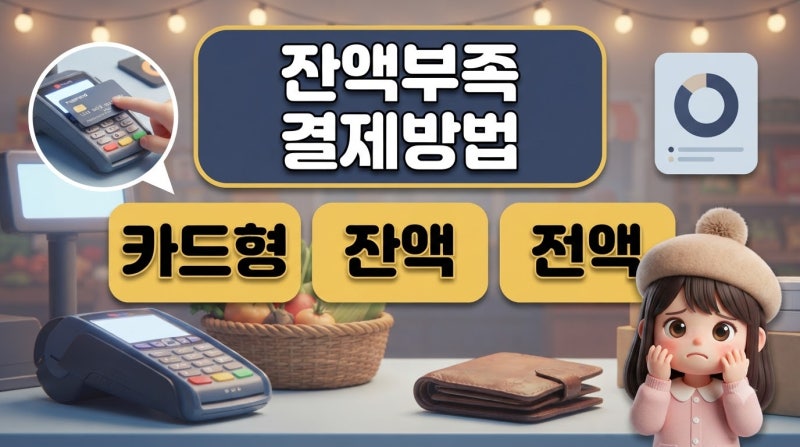 온누리상품권 카드형 잔액 부족 시 결제 처리 방법