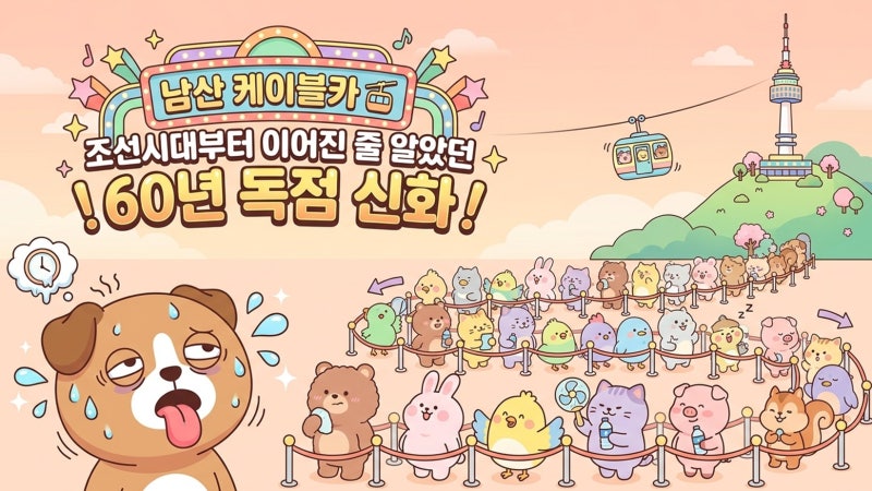 [남산 케이블카 60년 독점!] 우리가 몰랐던 남산 하늘길의 3가지 진실!