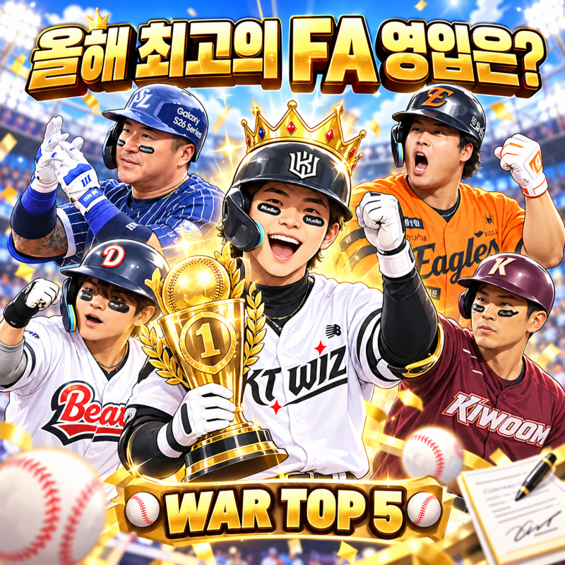 [KBO] 100억 강백호도 80억 박찬호도 아니었다...올해 최고의 FA 영입은 누구?