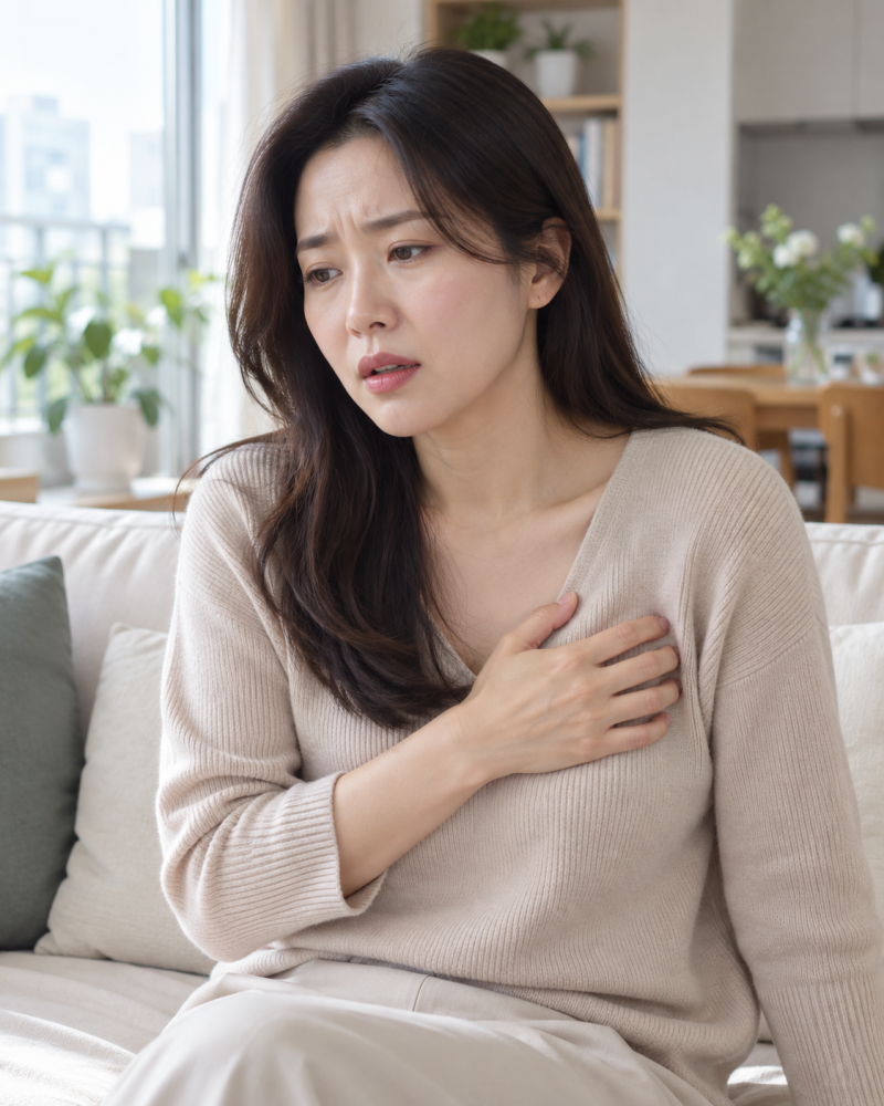 왼쪽 가슴이 콕콕 아픈 이유 심장 문제와 근육통 구별하는 방법