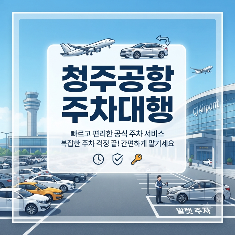 청주공항 주차대행 요금과 예약방법｜공식 발렛 위치부터 이용방법까지