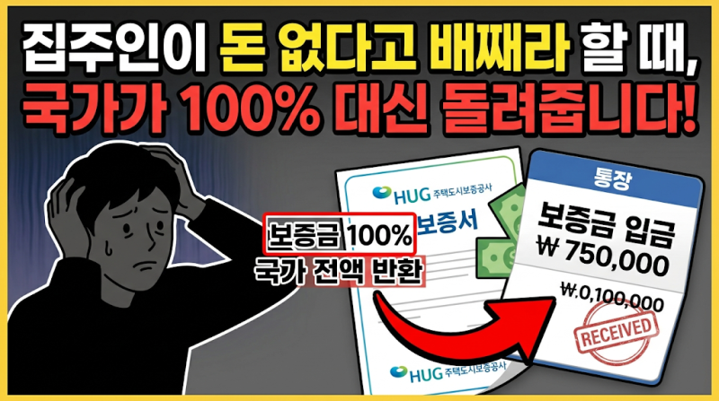 전세보증금반환보증 HUG전세보증보험 전세금돌려받기 내 보증금 100% 지키는 법