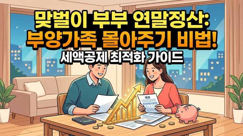 연말정산 맞벌이 부부 부양가족 몰아주기 기준과 세액공제 최적화 방법