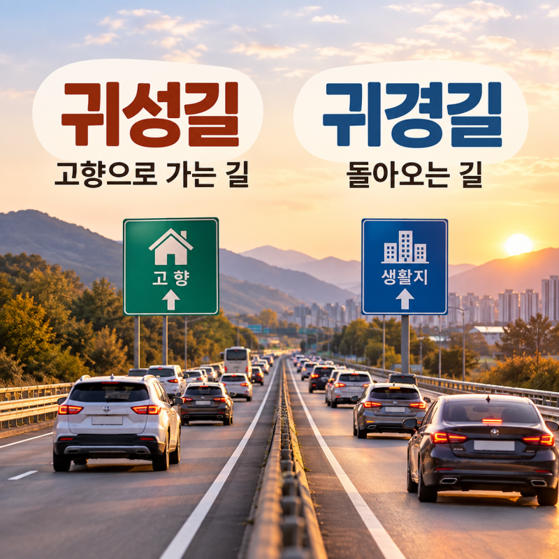 귀성길 귀경길 뜻, 추석에 고향 갈 때는 어떤 표현일까?