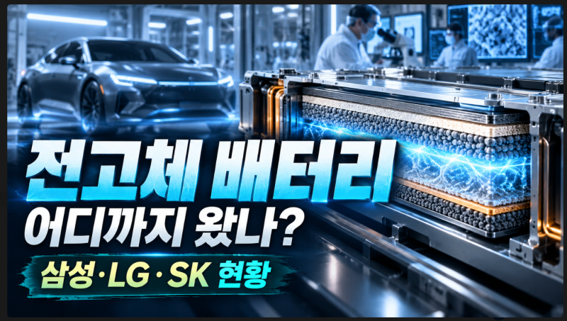전고체 배터리 관련 대장주, etf 정리 및 현재 현황 체크 - 도대체 언제 나오나? 삼성SDI·LG·SK....