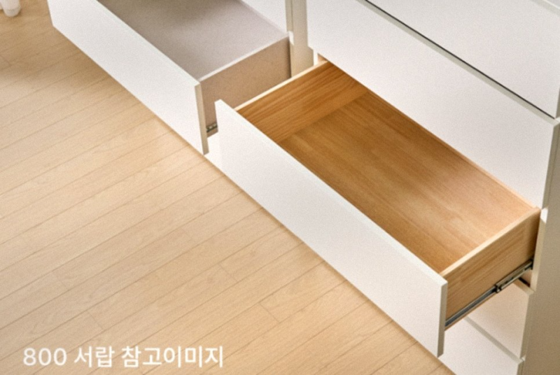 [와이드형] 조아 5단 서랍장 800 (화이트) 일반서랍 선택 전 반드시 체크할 핵심 정보