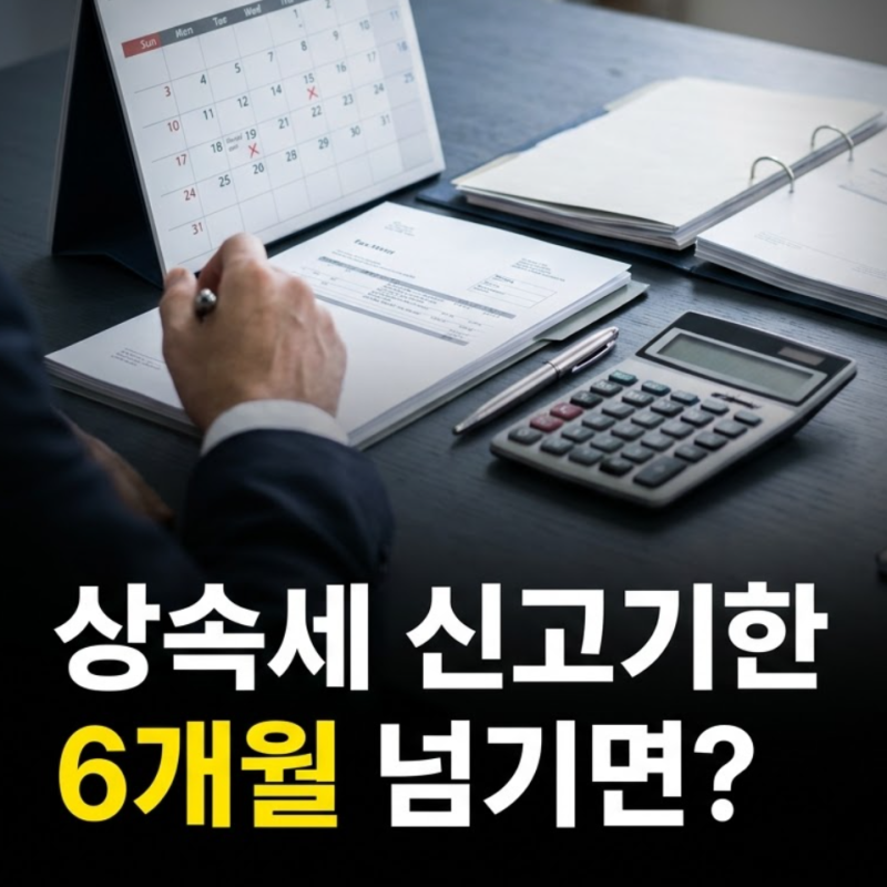 상속세 신고기한 6개월 계산법, 기한후신고 가산세와 연부연납 쉽게