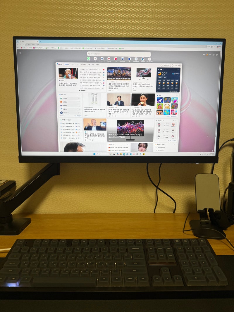 한성컴퓨터 TFG27Q14P2 QHD IPS 144Hz 게이밍 모니터 68~69cm(27인치), 무결점 사용 후기