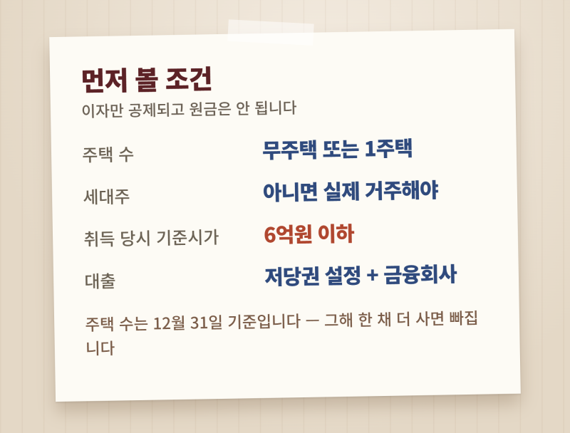 주택담보대출 이자 소득공제, 고정금리로 나눠 갚으면 한도가 2,000만원입니다