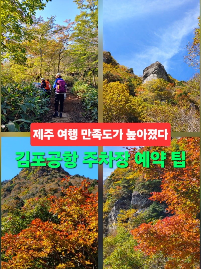 김포공항 주차장 주차 예약 할인 팁