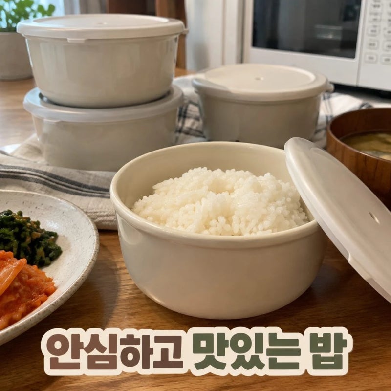 윤도자기 냉동밥용기 솔직후기 플라스틱 대신 선택한 이유