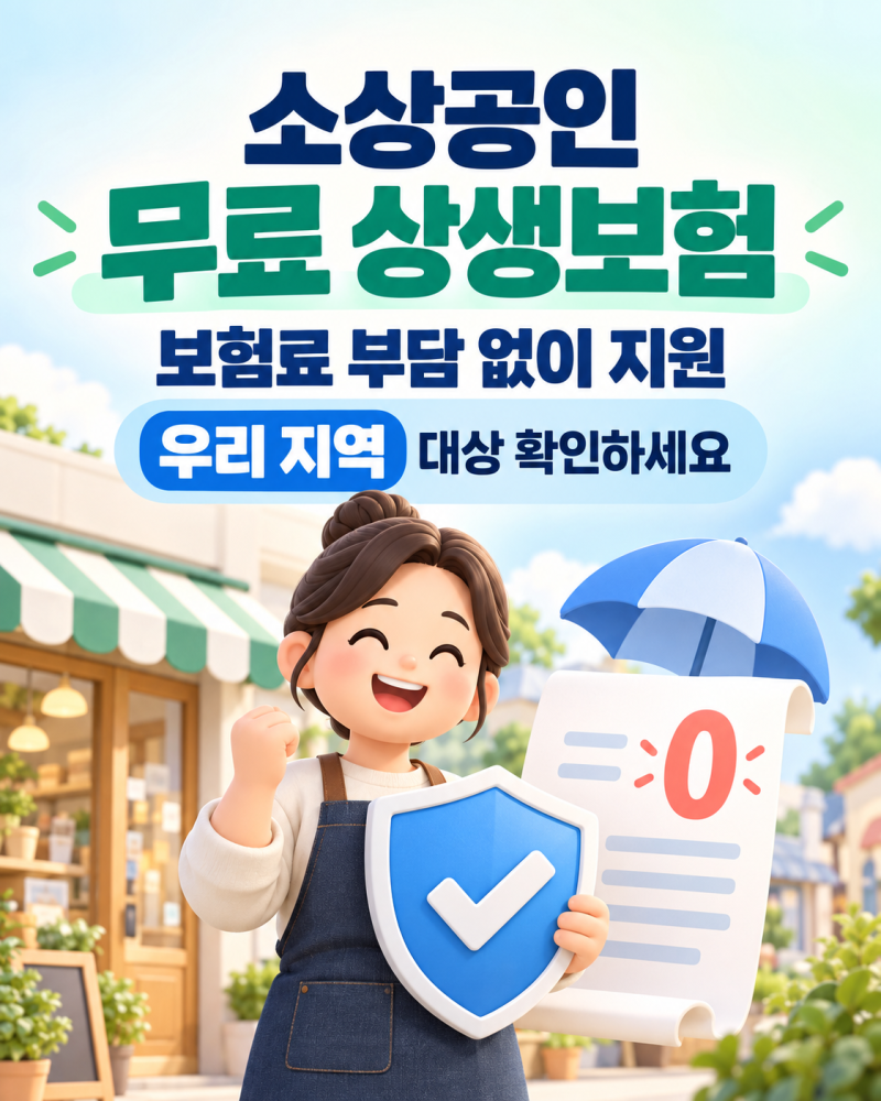 소상공인 무료 상생보험｜전남 청년 소상공인도 자동가입 대상 확인하세요