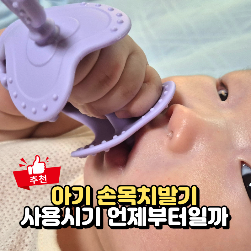 아기 손목치발기 사용시기 언제부터? 키즈마일 이유식 1등 퍼기 큐피드 치발기 후기